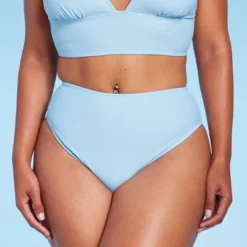 Women's High Leg Cheeky High Waist Bikini Bottom - Wild Fable™ Light Blue 10 Women's High Leg Cheeky High Waist Bikini Bottom - Wild Fable™ Light Blue -Trendy Wear Women Store GUEST 0724145e 1bbf 438e 84bd 8671b558a8e1