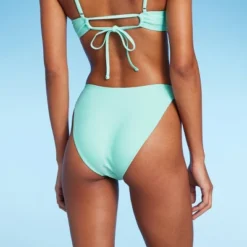 Women's Strappy Extra Cheeky Extra High Leg Bikini Bottom - Wild Fable⢠Mint Green