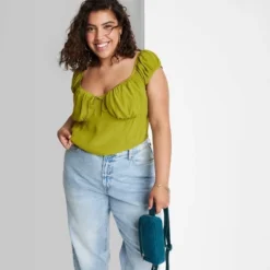 Women's Cap Sleeve Sweetheart Top - Wild Fable™ -Trendy Wear Women Store GUEST 0b3eb97b 478e 450d bacb 15b2f07057b6