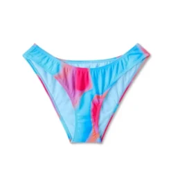 Women's High Leg Cheeky Bikini Bottom - Wild Fable™ Blue Marble Print -Trendy Wear Women Store GUEST 0e1507f5 33cc 412d 8621 a4be9278adec