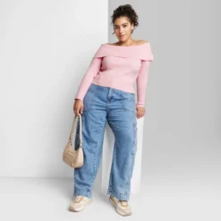 Women's Fitted Off The Shoulder Sweater Top - Wild Fable™ -Trendy Wear Women Store GUEST 100fb15c f5ef 43c4 9b56 65d3c40b14d0