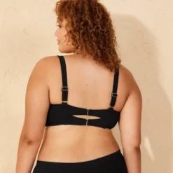 Women's Ribbed Textured Bralette Bikini Top - Wild Fableā¢