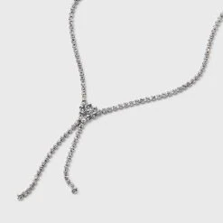 Crystal Y-Necklace - Wild Fable™ Silver 6 Crystal Y-Necklace - Wild Fable™ Silver -Trendy Wear Women Store GUEST 1190feb6 b438 44e9 8164 81e878b01794