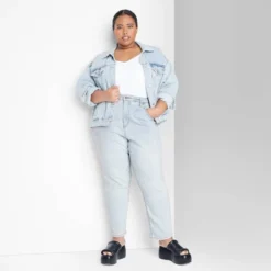 Women's Super-High Rise Tapered Jeans - Wild Fable™ Light Wash 7 Women's Super-High Rise Tapered Jeans - Wild Fable™ Light Wash -Trendy Wear Women Store GUEST 11ee0a35 801c 49cb a4b7 86d2ddd85141