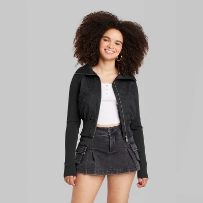 Women's Twill Bomber Jacket - Wild Fable™