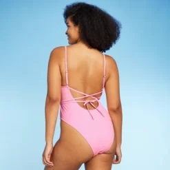 Women's Wrap Cut Out Extra Cheeky One Piece Swimsuit - Wild Fable™ -Trendy Wear Women Store GUEST 18de65ca 370f 4a4f 86d8 422db8befc73