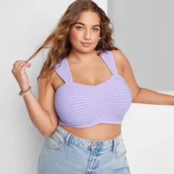 Women's Sweater Tiny Bra Top - Wild Fable™ -Trendy Wear Women Store GUEST 1a6c81fe 98f8 4f33 afa8 e60a1ece09cb