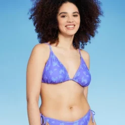 Women's Triangle Bikini Top - Wild Fable™ Purple Butterfly Print -Trendy Wear Women Store GUEST 1b96fe86 7aab 4ffb b5fe f62e5c22f395
