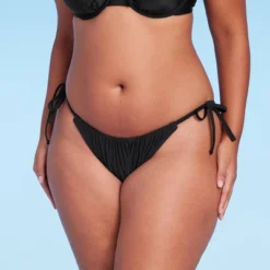 Women's Side-Tie Adjustable Coverage High Leg Bikini Bottom - Wild Fable™ -Trendy Wear Women Store GUEST 20bc070d 95f5 4bf0 9c2b 55a2046d89e8