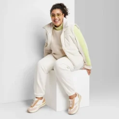 Women's Matte Cropped Puffer Vest - Wild Fable™ -Trendy Wear Women Store GUEST 21d50dbe 6836 4ea4 a513 140f5c41cc0d