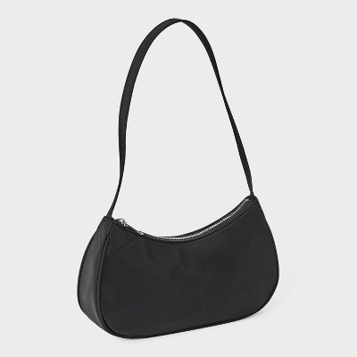 Simple Shoulder Bag - Wild Fable™ Black 2 Simple Shoulder Bag - Wild Fable™ Black - Image 2