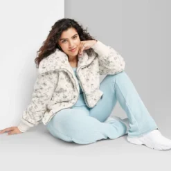 Women's Faux Fur Bomber Jacket - Wild Fable™ -Trendy Wear Women Store GUEST 244a4216 d870 44b5 86ea 5b414e311b41