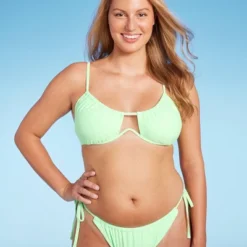 Women's Tunneled Underwire Bikini Top - Wild Fable™ Light Green -Trendy Wear Women Store GUEST 2492fc7a 40fa 4fe8 a437 605717abc6e9