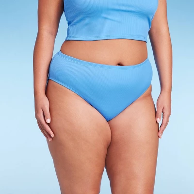 Women's Ribbed Scoop Front High Leg Cheeky Bikini Bottom - Wild Fable™ 10 Women's Ribbed Scoop Front High Leg Cheeky Bikini Bottom - Wild Fable™ - Image 10