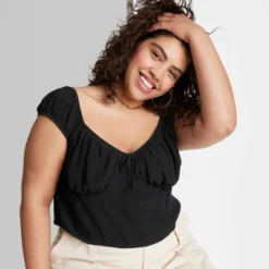 Women's Cap Sleeve Sweetheart Top - Wild Fable™ -Trendy Wear Women Store GUEST 2d440f0b 89e6 4ad4 b001 115d9ac18521