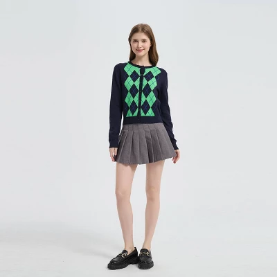 Women's Argyle Cardigan - Wild Fable™ 2 Women's Argyle Cardigan - Wild Fable™ - Image 2