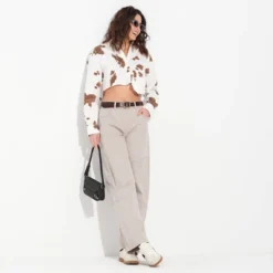 Women's Twill Utility Crop Shirt - Wild Fable™ -Trendy Wear Women Store GUEST 3075fd24 3437 47ce 9e57 08789a000086