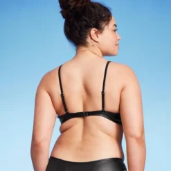 Women's Faux Leather Bralette Bikini Top - Wild Fable™ Black -Trendy Wear Women Store GUEST 37345f3f 3f19 4b3d b931 6b609a85af41