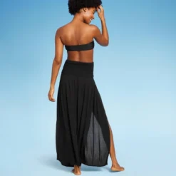 Women's Smocked High Slit Convertible Cover Up Dress - Wild Fable™ -Trendy Wear Women Store GUEST 37a96766 2dd3 4057 98ef caf52b53bfad