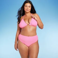 Women's Butterfly Charm Plisse Textured Triangle Bikini Top - Wild Fable™ -Trendy Wear Women Store GUEST 37b436fd 0c5d 4901 8e7a 9b7625be9b3a