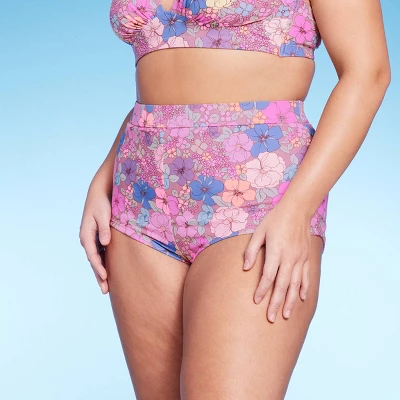 Women's Cheeky Boyshorts Bikini Bottom - Wild Fable™ Floral Print 8 Women's Cheeky Boyshorts Bikini Bottom - Wild Fable™ Floral Print - Image 8