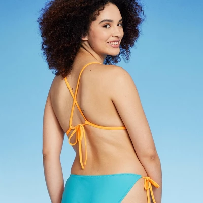 Women's Reversible Triangle Bikini Top - Wild Fable™ 8 Women's Reversible Triangle Bikini Top - Wild Fable™ - Image 8