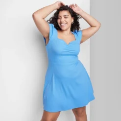 Women's Cap Short Sleeve Fit & Flare Knit Skater Dress - Wild Fable™ -Trendy Wear Women Store GUEST 44d33e38 594f 4067 8438 50dd5f3eb292