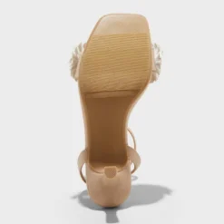 Women's Brianna Daisy Ankle Strap Heels - Wild Fable™ Beige 6 Women's Brianna Daisy Ankle Strap Heels - Wild Fable™ Beige -Trendy Wear Women Store GUEST 458173ed 3ea9 497e 9505 891998bbb011