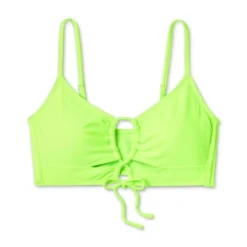 Women's Lace-Up Longline Bikini Top - Wild Fable™ Neon Green -Trendy Wear Women Store GUEST 45b05a28 9ca1 4419 8ce9 de21ec09eabc