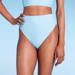 Women's High Leg Cheeky High Waist Bikini Bottom - Wild Fable™ Light Blue 14 Women's High Leg Cheeky High Waist Bikini Bottom - Wild Fable™ Light Blue -Trendy Wear Women Store GUEST 4643e7cb d800 4faa 8e6f f81d08383537