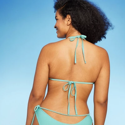 Women's Beaded Strap Triangle Bikini Top - Wild Fable™ 4 Women's Beaded Strap Triangle Bikini Top - Wild Fable™ - Image 4