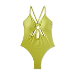 Women's Ring Front Cut Out One Piece Swimsuit - Wild Fable™ Green -Trendy Wear Women Store GUEST 4769e5c8 178f 4a82 9bd1 80f8cdd2413b
