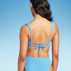 Women's Pucker Square Neck Wide Strap Bralette Bikini Top - Wild Fable™ -Trendy Wear Women Store GUEST 4a2cb020 8752 4d54 91e7 e0bbbb6ed987