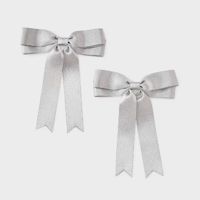 Game Day Hair Bow Set 2pc - Wild Fable™ 6 Game Day Hair Bow Set 2pc - Wild Fable™ - Image 6