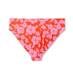 Women's High Leg Extra Cheeky Low-Rise Bikini Bottom - Wild Fable™ Orange/Pink Tropical Print -Trendy Wear Women Store GUEST 4e3d3576 69d9 4de9 a5d7 85bfc98dfc16
