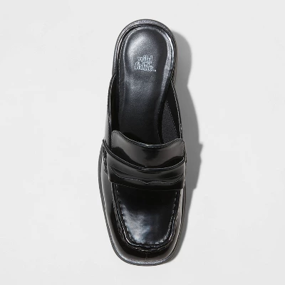 Women's Eileen Mule Heels - Wild Fable™ Black 2 Women's Eileen Mule Heels - Wild Fable™ Black - Image 2