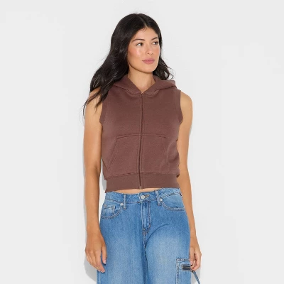 Women's Zip-Up Fleece Vest - Wild Fable™ 1 Women's Zip-Up Fleece Vest - Wild Fable™