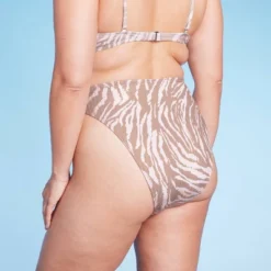 Women's Ribbed High Leg Cheeky High Waist Bikini Bottom - Wild Fable™ -Trendy Wear Women Store GUEST 5674b79e 1bb4 4304 a7b1 59296a119f51