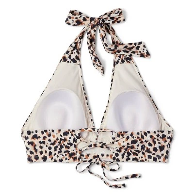 Women's Multiway Tall Triangle Bikini Top - Wild Fable™ Animal Print 4 Women's Multiway Tall Triangle Bikini Top - Wild Fable™ Animal Print - Image 4