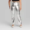 Women's High-Rise Metallic Flare Pants - Wild Fable™