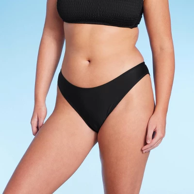 Women's Low-Rise High Leg Cheeky Bikini Bottom - Wild Fable™ 3 Women's Low-Rise High Leg Cheeky Bikini Bottom - Wild Fable™ - Image 3