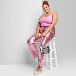 Women's High-Rise Metallic Flare Pants - Wild Fable™ -Trendy Wear Women Store GUEST 5fc4eac5 d6f6 47c6 9469 876f83f8a83a