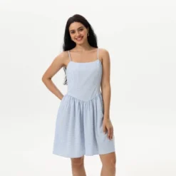 Women's Backless Mini Dress - Wild Fable™ Blue Gingham -Trendy Wear Women Store GUEST 6288c567 9cd6 43bb a396 a6276bd84781