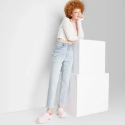 Women's Super-High Rise Tapered Jeans - Wild Fable™ Light Wash 6 Women's Super-High Rise Tapered Jeans - Wild Fable™ Light Wash -Trendy Wear Women Store GUEST 63a213b2 e61f 4e87 8d98 025846d05916