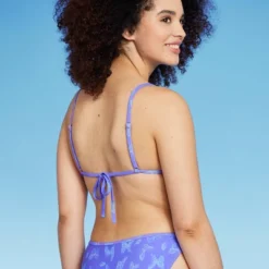 Women's Triangle Bikini Top - Wild Fable™ Purple Butterfly Print -Trendy Wear Women Store GUEST 67283d57 438c 4870 b567 1b391b9dea28