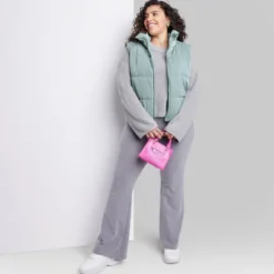 Women's Matte Cropped Puffer Vest - Wild Fable™ -Trendy Wear Women Store GUEST 673545aa f14f 4427 9953 8d29f490e20d