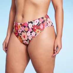 Women's Ribbed High Waist High Leg Cheeky Bikini Bottom - Wild Fable™ -Trendy Wear Women Store GUEST 68c059a9 9cc2 4cb4 ab16 70762d388920