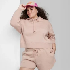 Women's Cropped Hoodie - Wild Fable™ -Trendy Wear Women Store GUEST 6d9f888f 87fb 4c9f 8122 717b5566ee80