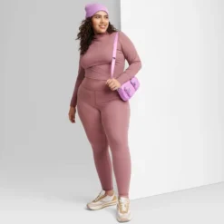 Women's High-Waisted Slim Fit Skinny Synthetic Leggings - Wild Fable™ -Trendy Wear Women Store GUEST 6e101415 5493 47c1 861e 09c2351713b2