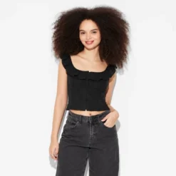 Women's Ruffle Eyelet Tank Top - Wild Fableā¢